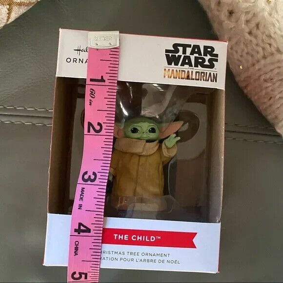 Hallmark Star Wars Mandalorian Grogu The Child Baby Yoda Red Box Ornament NIB - Picture 11 of 11